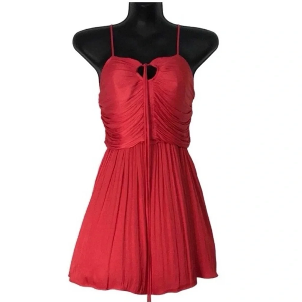 NWT House of Harlow 1960 Keyhole Draped Mini Dress - Picture 4 of 10